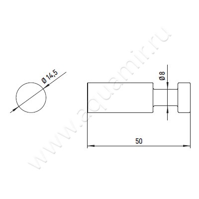 Крючок Emco Polo 0775 001 01 размеры