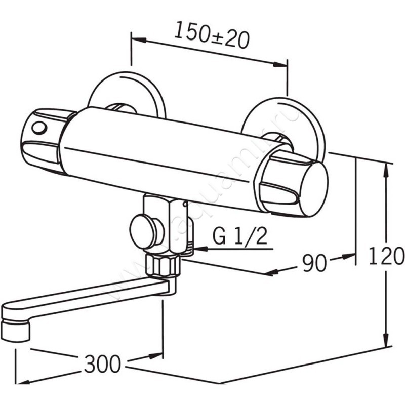 Душевой комплект Oras Nova 7447X размеры