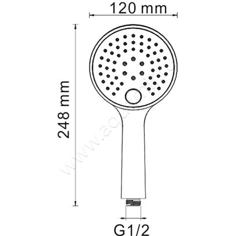 Душевой комплект Wasserkraft A16830 размеры