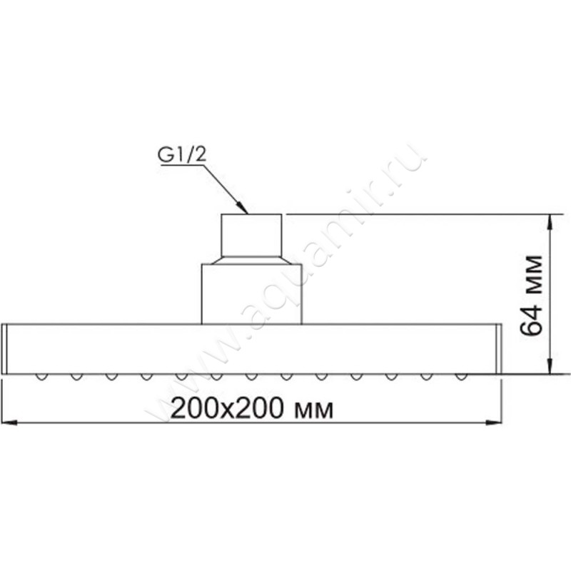 Душевой комплект Wasserkraft A12528 размеры