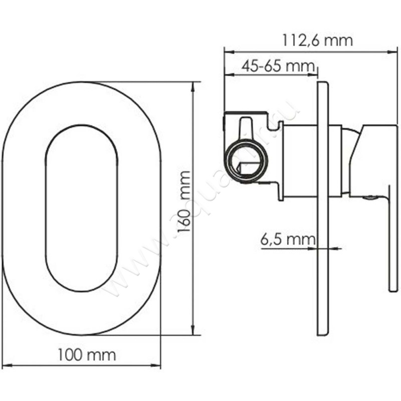 Душевой комплект Wasserkraft A12777 размеры