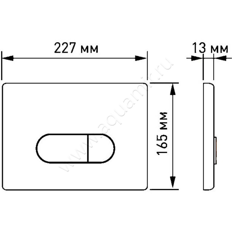 Комплект унитаза с инсталляцией Berges Wasserhaus Novum 043270 размеры