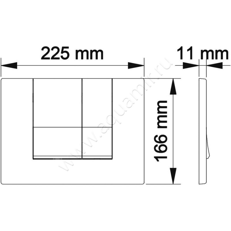 Комплект унитаза с инсталляцией Berges Wasserhaus Novum 047243 размеры
