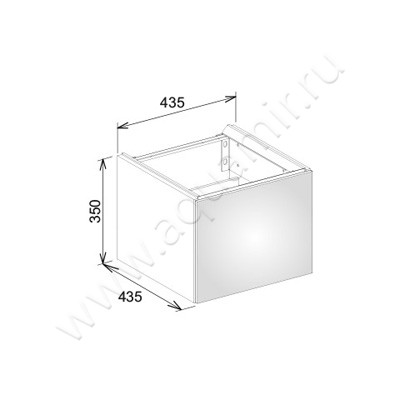 Тумба для раковины Keuco Edition 11 31198370001 размеры