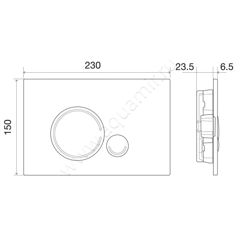 Комплект унитаза с инсталляцией BelBagno UNO BB3105CHR/SC + BB002-80 + BB014-SR-BIANCO размеры