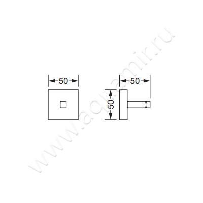 Крючок Joerger Empire II 626.00.022.000 размеры