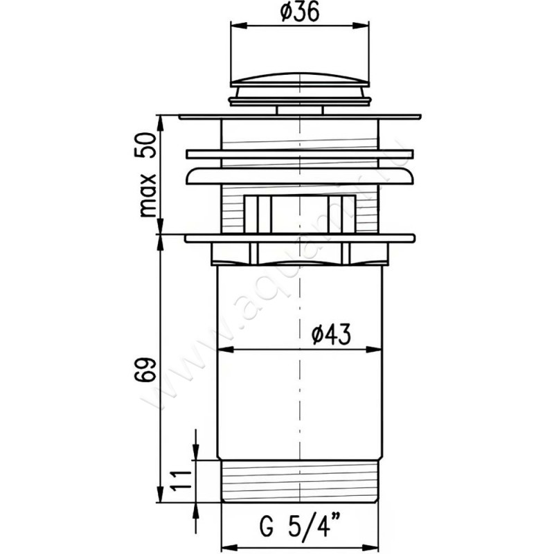 Смеситель для биде Rav Slezak Colorado CO1455KCMATZ размеры