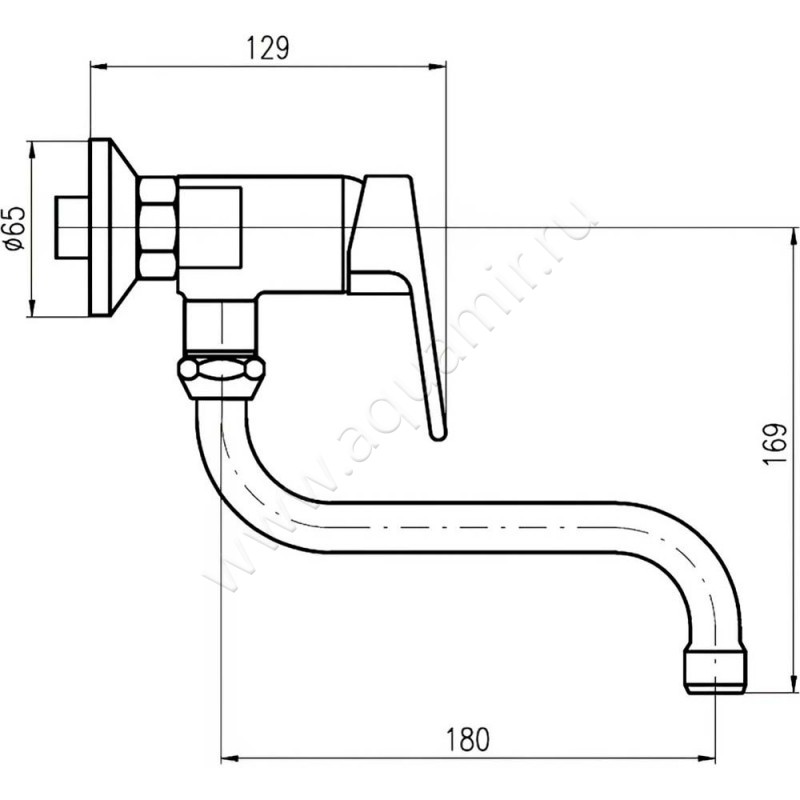 Смеситель для кухни Rav Slezak Colorado CO102521 размеры