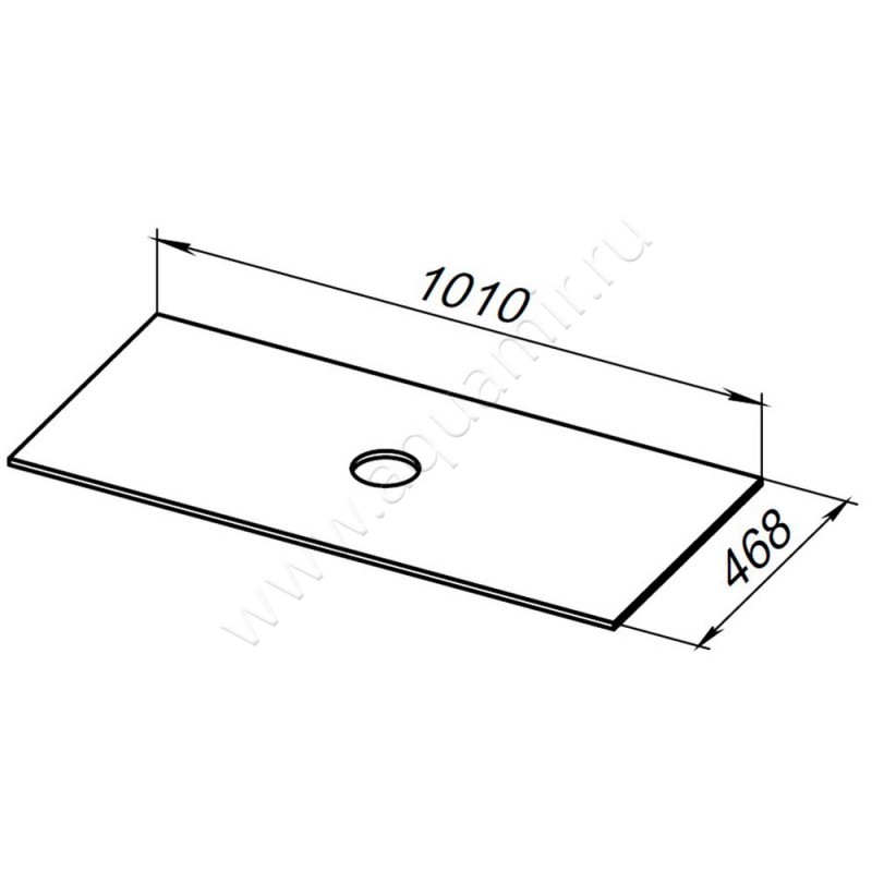 Столешница Allen Brau Fantasy 1.11010.M размеры
