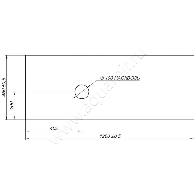 Столешница Allen Brau Infinity 1.21015.GR-S размеры