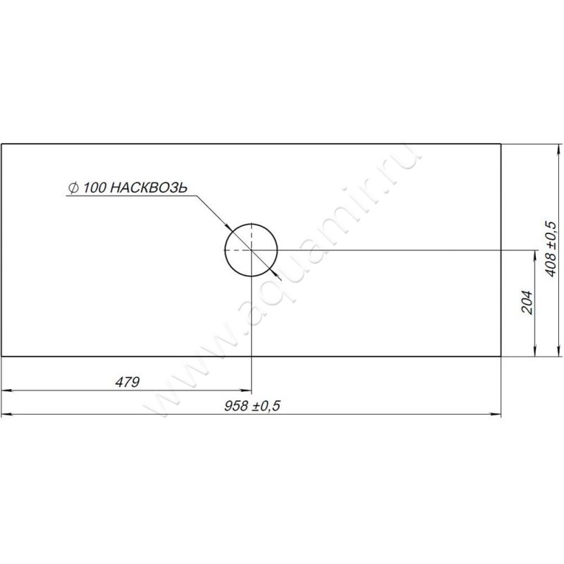 Столешница Allen Brau Priority 1.31011.GR-S размеры