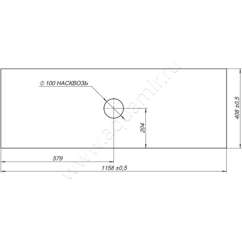 Столешница Allen Brau Priority 1.31012.G-S размеры