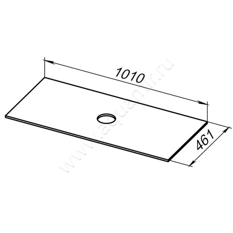 Столешница Allen Brau Reality 1.32025.B-S размеры