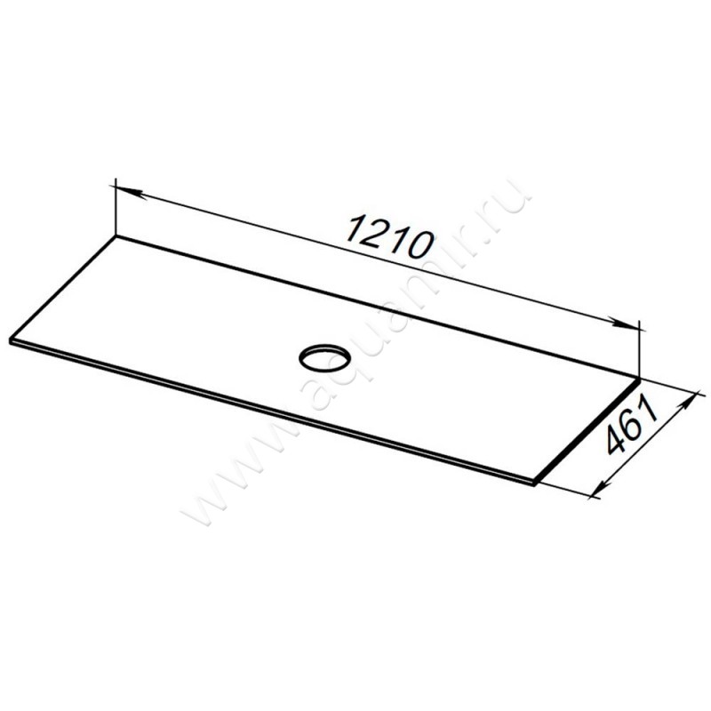 Столешница Allen Brau Reality 1.32026.K размеры