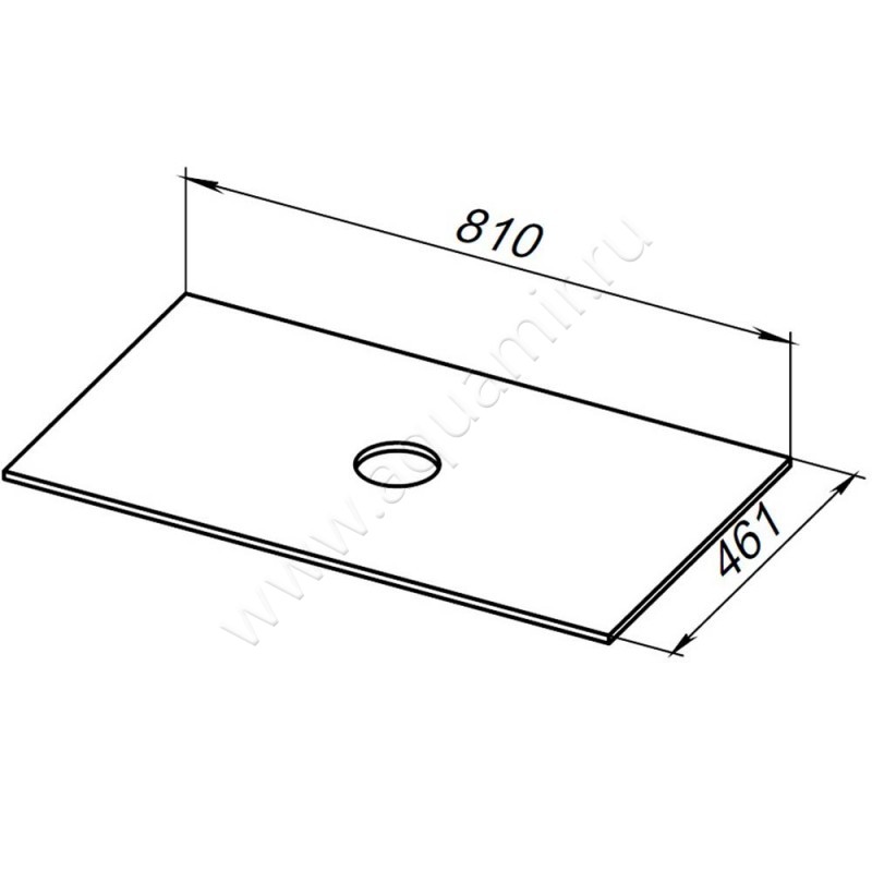 Столешница Allen Brau Reality 1.32023.G размеры