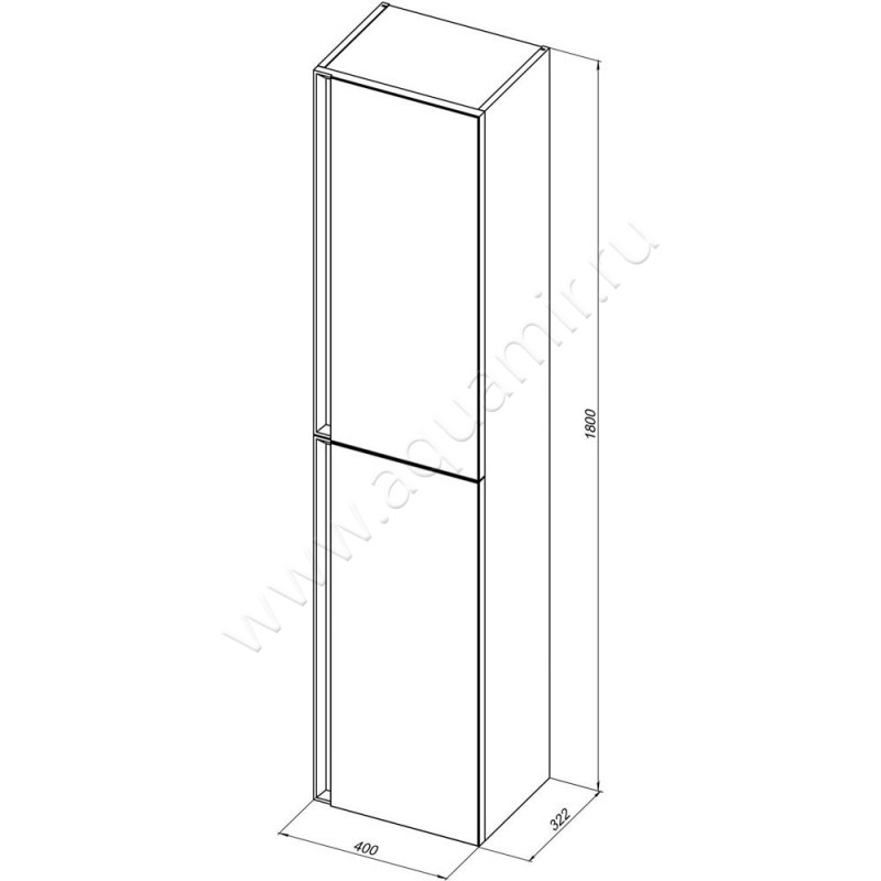 Пенал Allen Brau Eclipse 1.E1005.PWM размеры