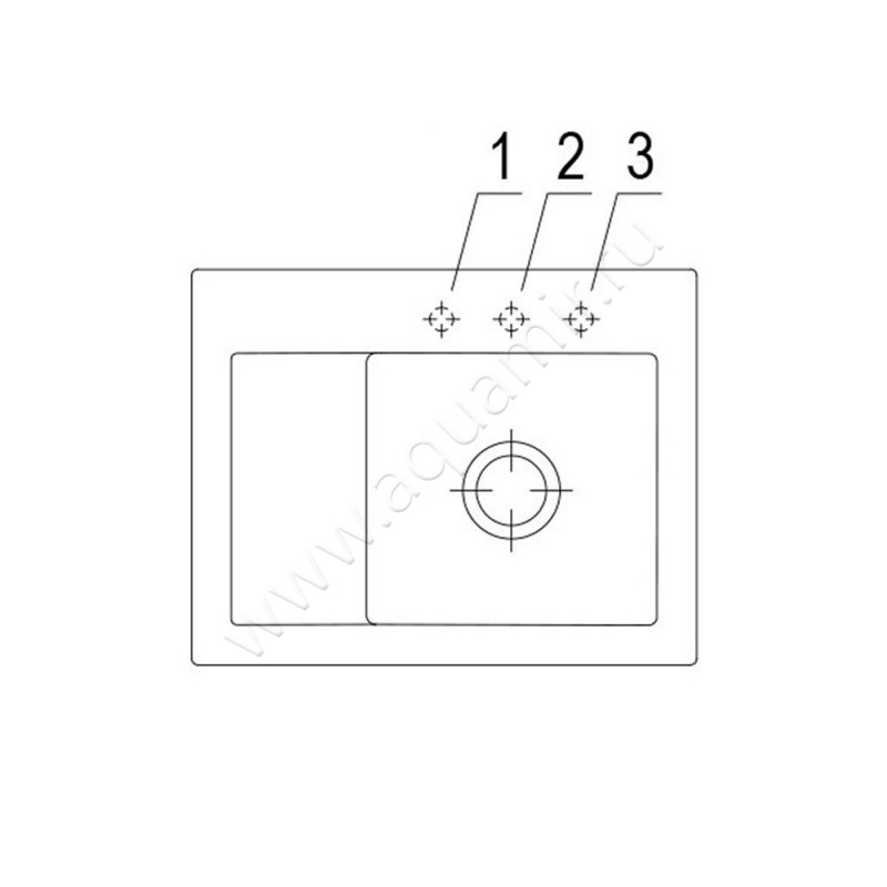 Кухонная мойка Villeroy & Boch Subway 331301S5 размеры