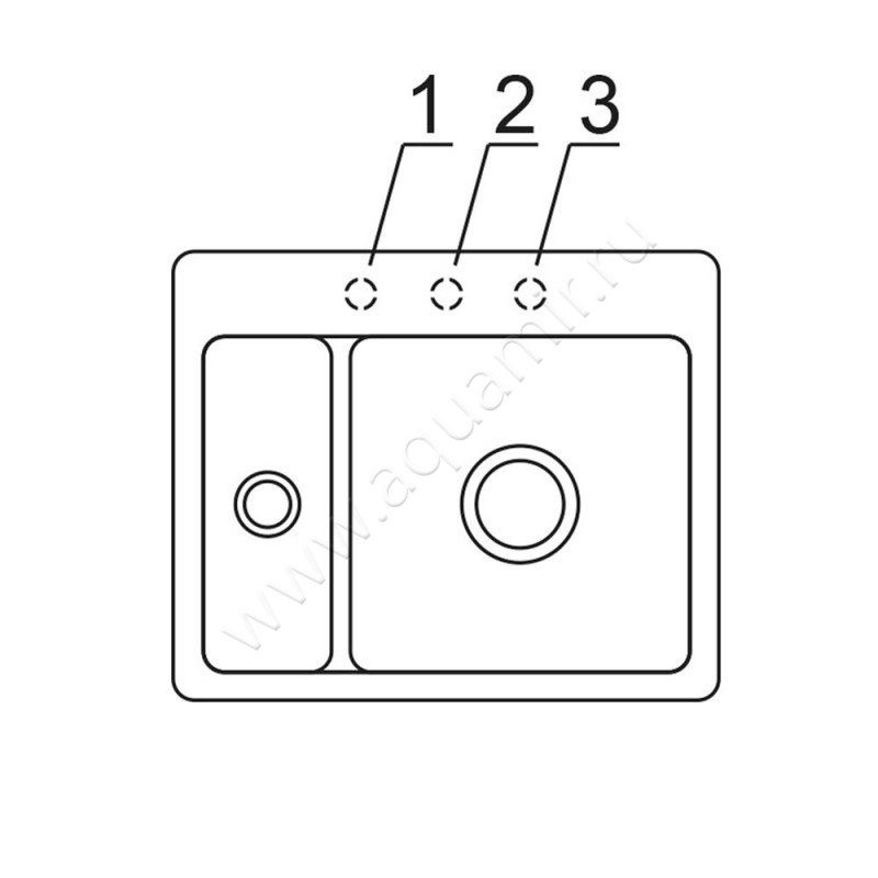 Кухонная мойка Villeroy & Boch Subway 67801FJ0 размеры