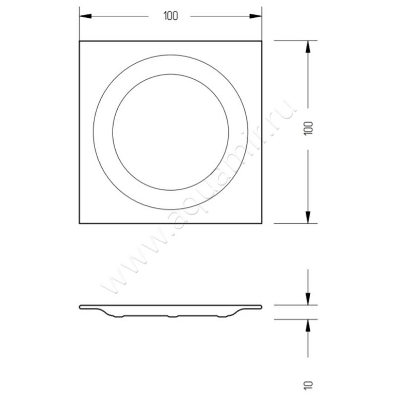 Мыльница Migliore Kvant 29784 размеры