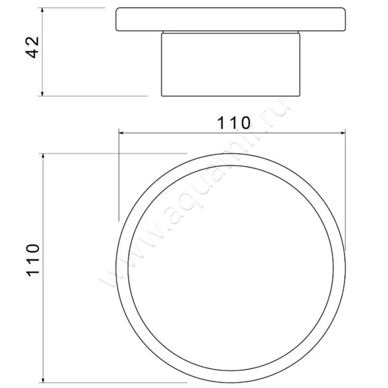 Мыльница настольная Timo Saona 1322117 размеры