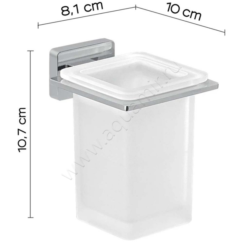 Стакан подвесной Gedy Atena 441013 размеры