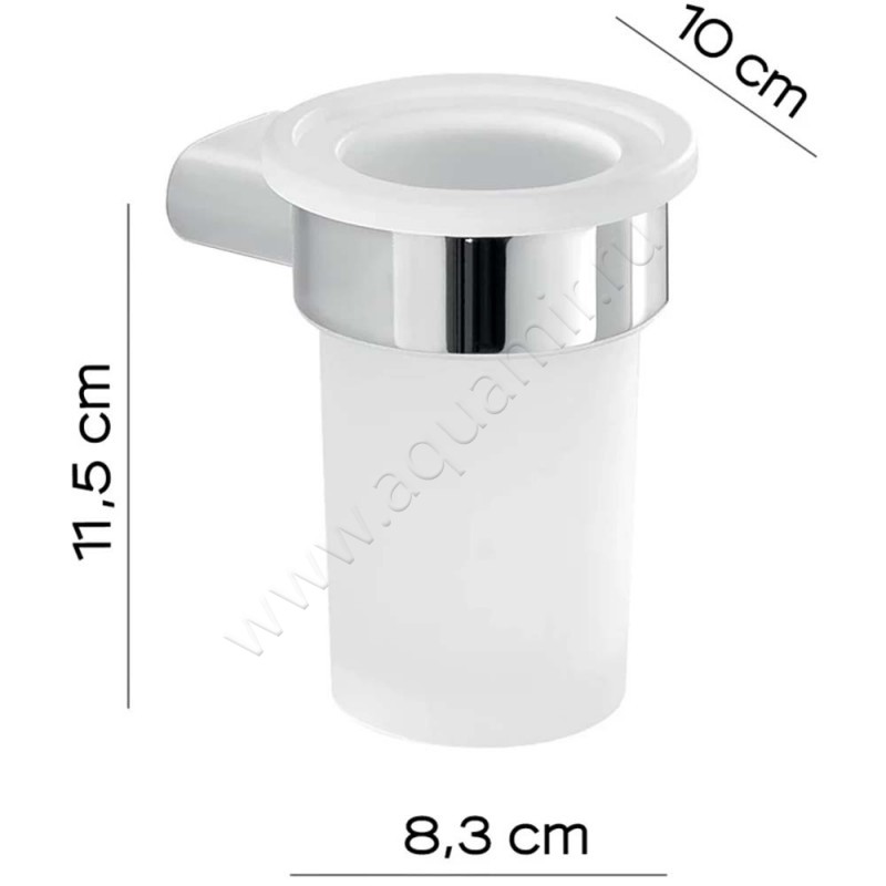 Стакан подвесной Gedy Azzorre A11013 размеры