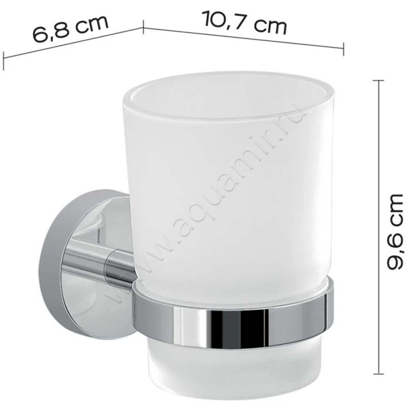 Стакан подвесной Gedy Eros 231013 размеры