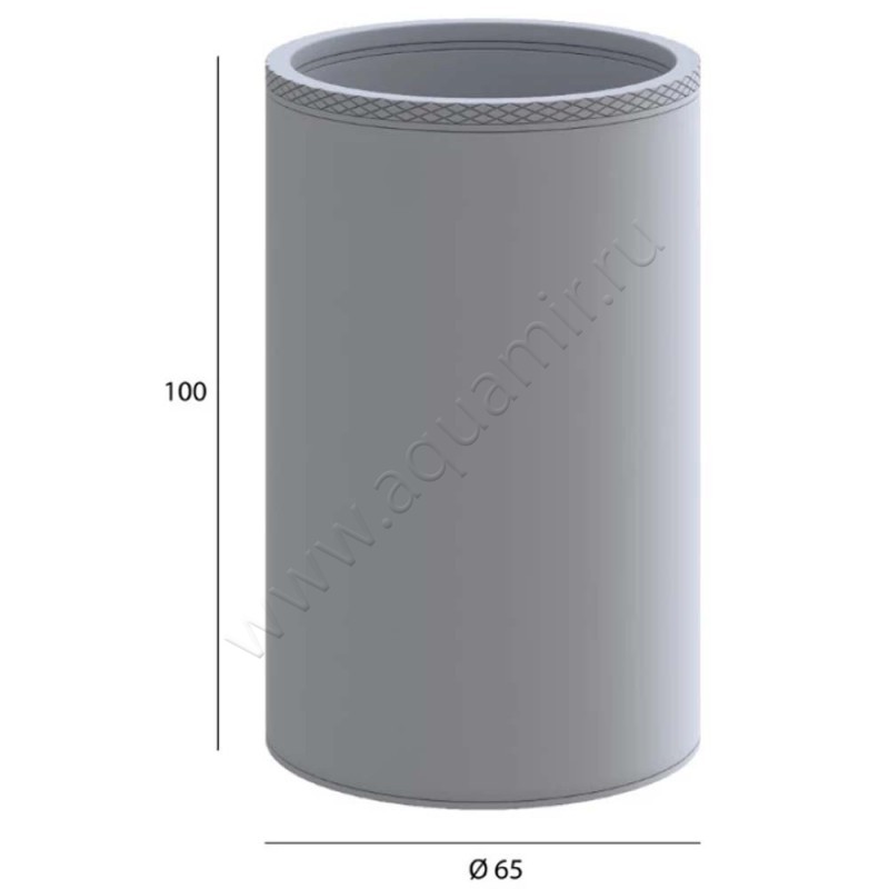 Стакан настольный Boheme Uno 10982G размеры