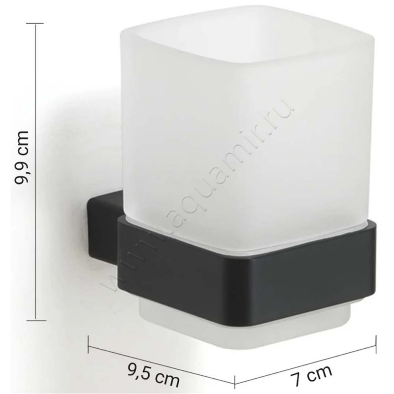 Стакан подвесной Gedy Lounge 541014 размеры