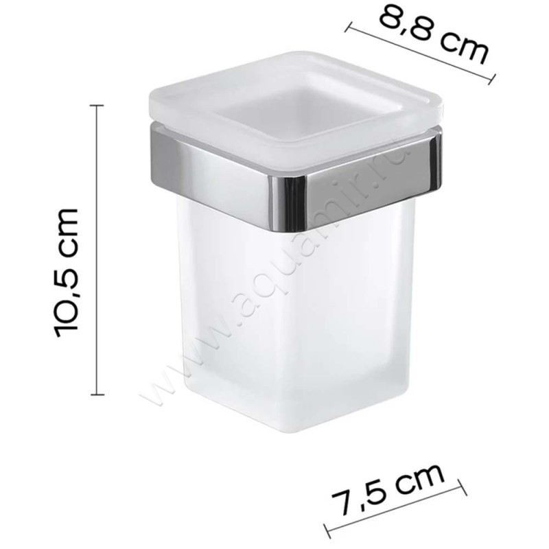 Стакан подвесной Gedy Samoa A81013 размеры