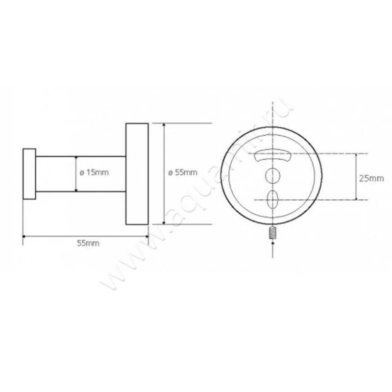 Крючок Bemeta Omega 104106062 размеры