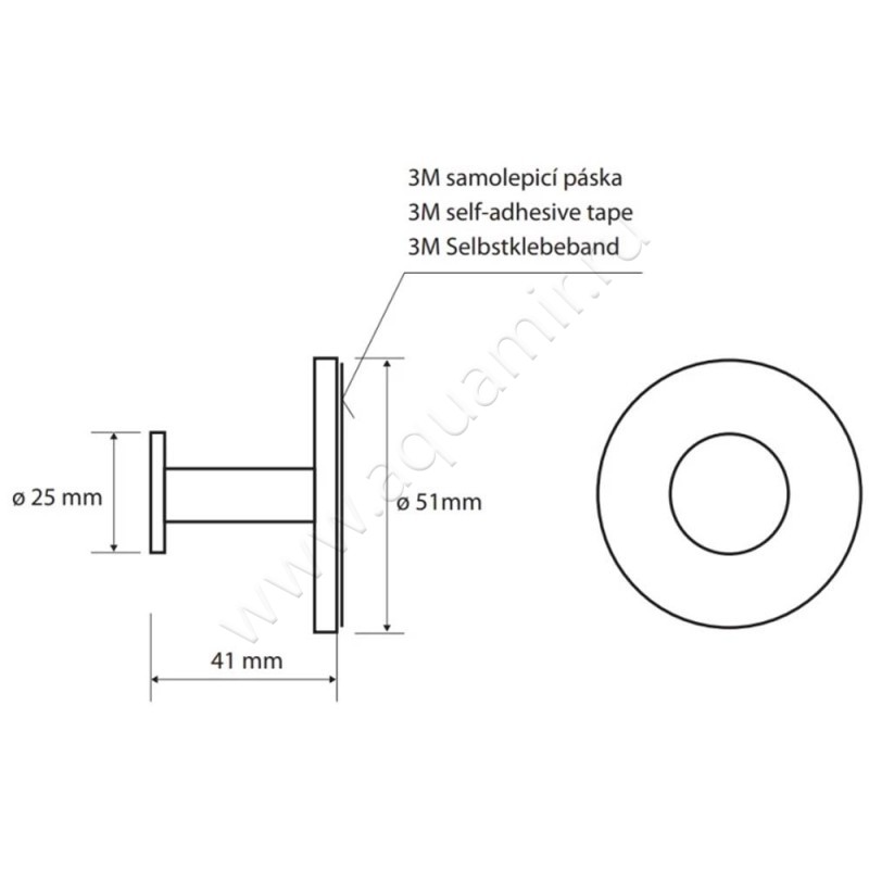 Крючок Bemeta Omega 104206272 размеры