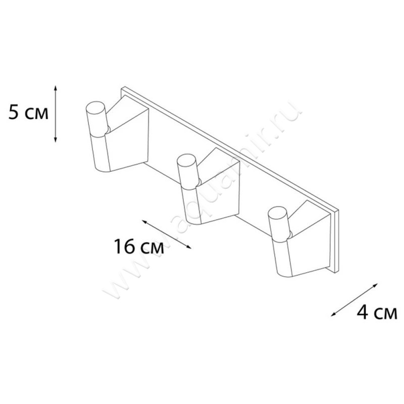 Крючок Fixsen Trend FX978053 размеры