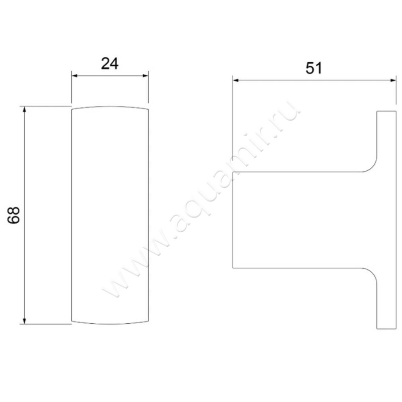 Крючок Timo Torne 4301100 размеры