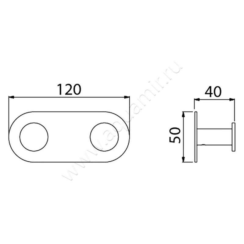 Крючок Timo Saona 1301400 размеры