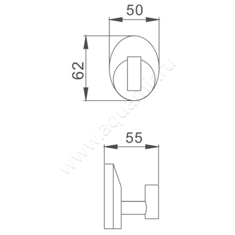 Крючок Haiba HB16 HB16051 размеры