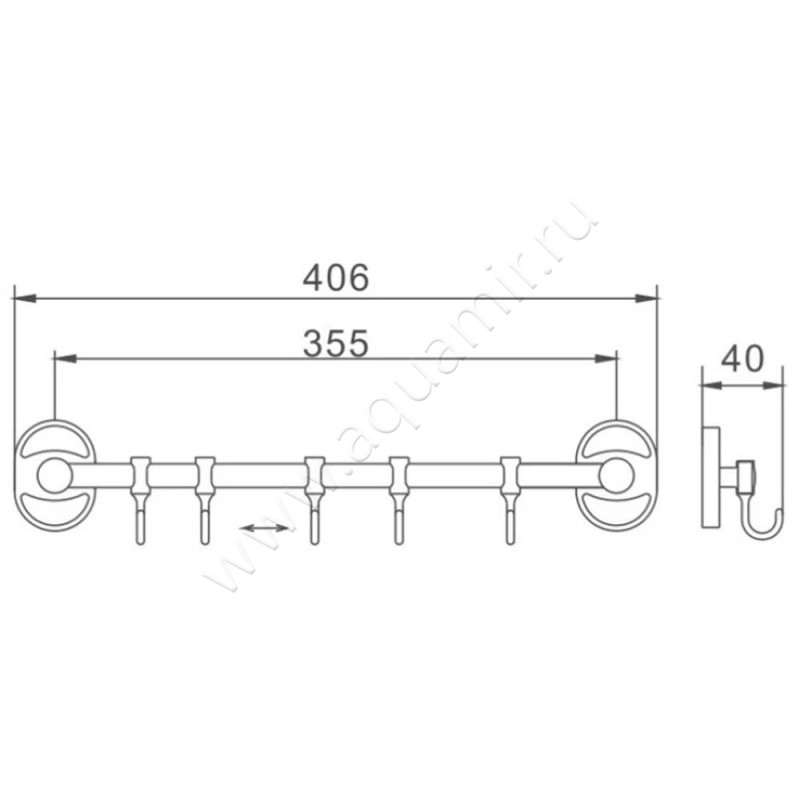 Крючок Haiba HB19 HB19155 размеры