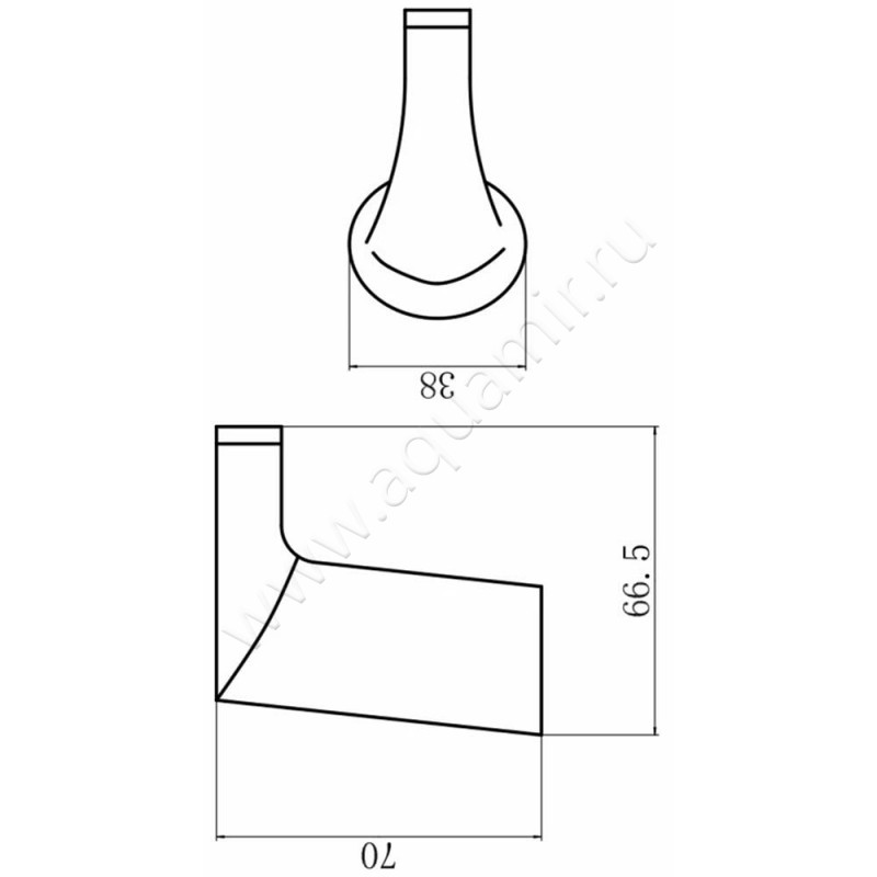 Крючок Fashun A1805121 размеры