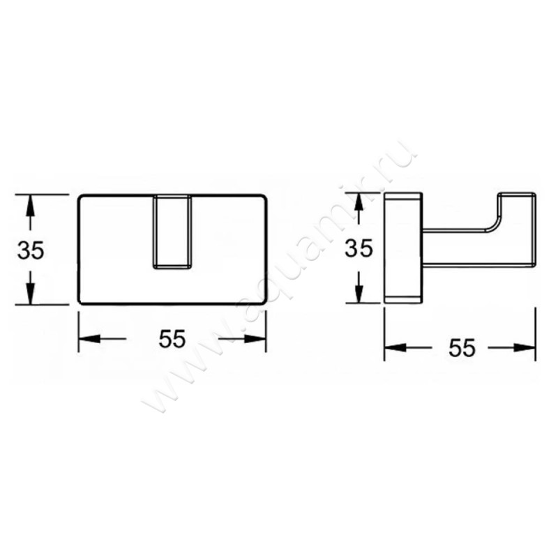 Крючок Shevanik SG56 SG5611T размеры
