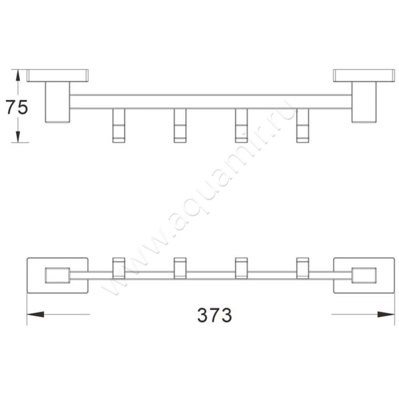 Крючок Shevanik SG56 SG5641 размеры