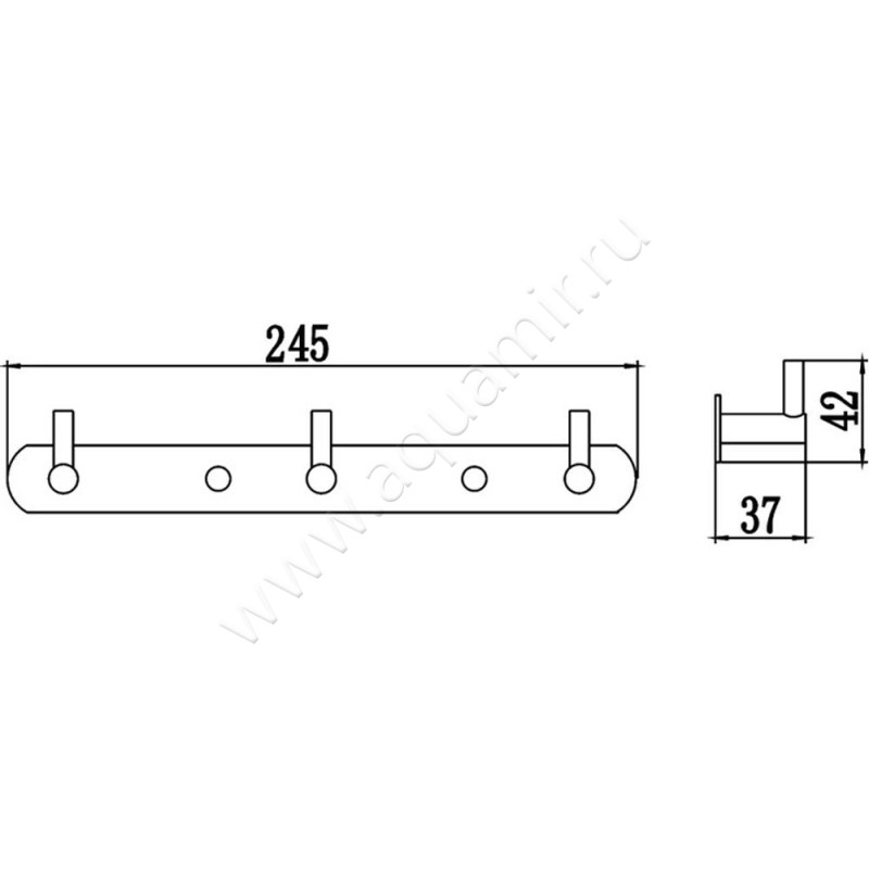 Крючок Savol S-007213 размеры