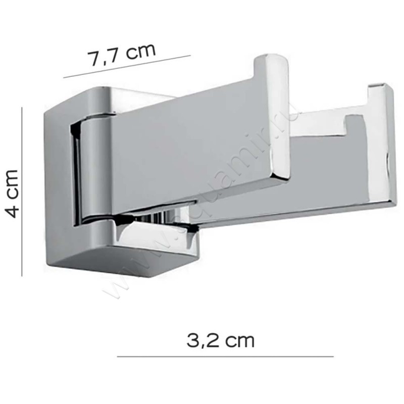 Крючок Gedy Glamour 572813 размеры