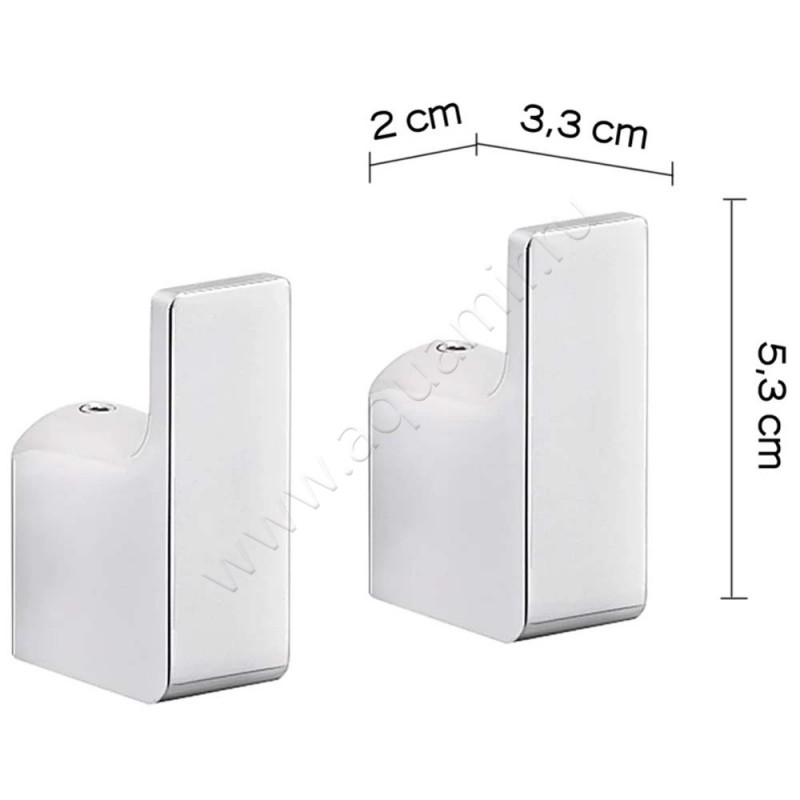 Крючок Gedy Pirenei PI2713 размеры