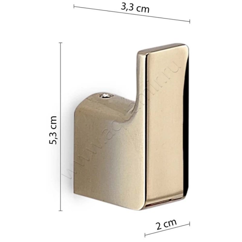 Крючок Gedy Pirenei PI2787 размеры