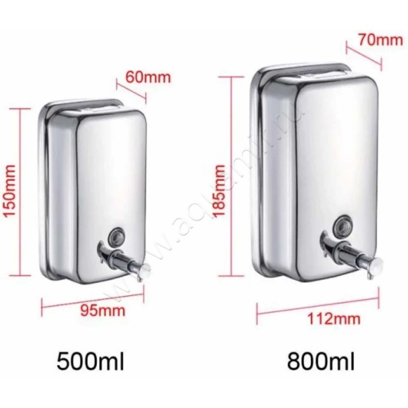 Дозатор Fashun A401 размеры