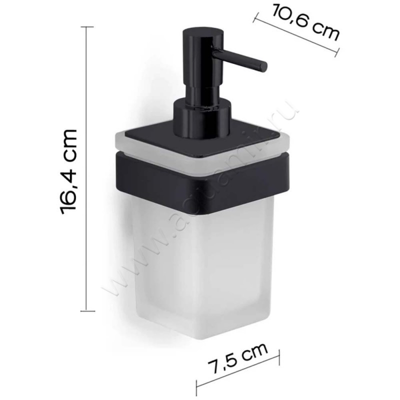 Дозатор Gedy Samoa A881(14) размеры