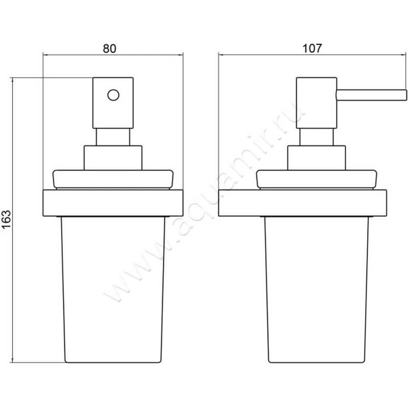 Дозатор Timo Petruma 15239/03 размеры