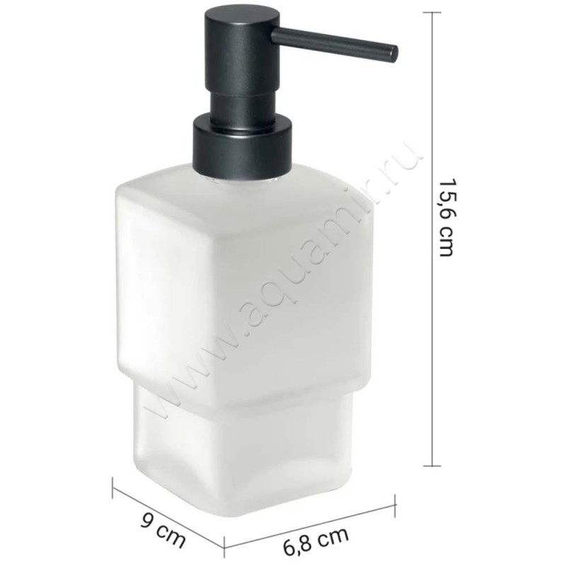 Дозатор Gedy Lounge 5455(SN) размеры