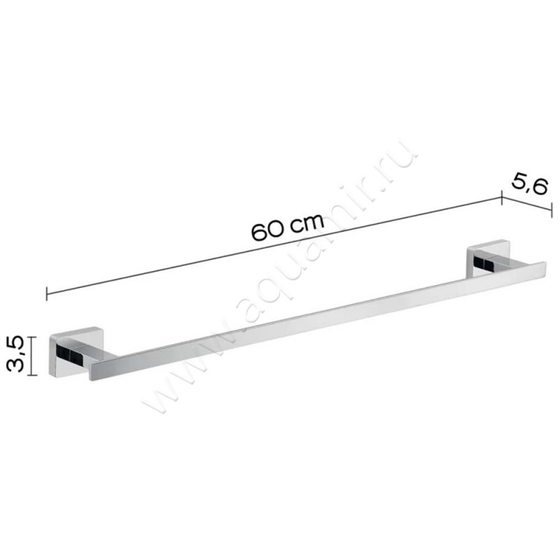 Полотенцедержатель Gedy Atena 44216013 размеры