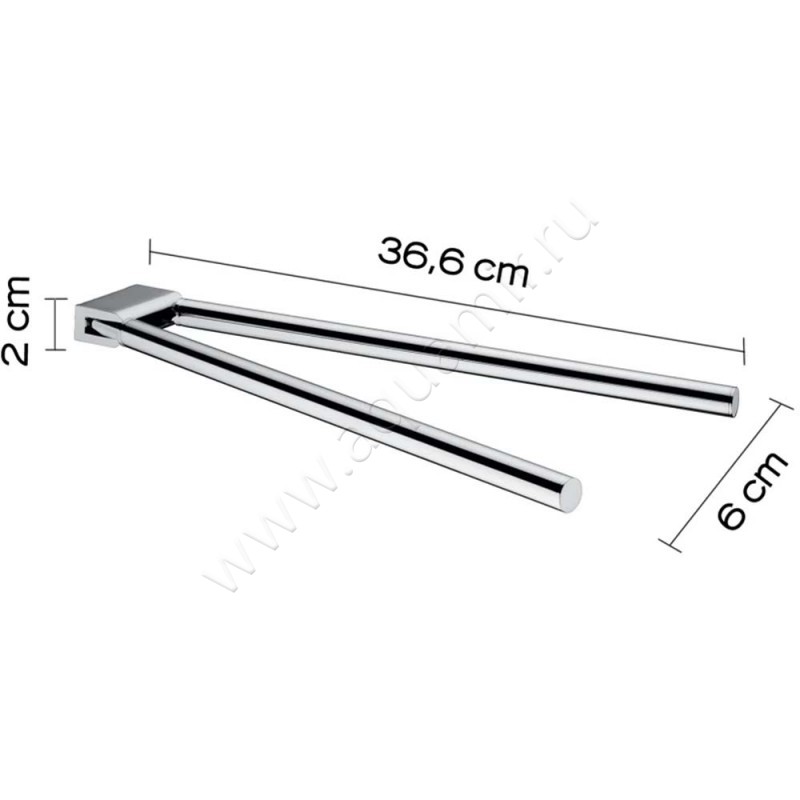 Полотенцедержатель Gedy Canarie A22313 размеры